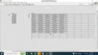 LabVIEW: To generate a 2D array in LabVIEW| FOR loop usage