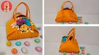 DIY Tutorial Facile Borsa In Feltro In 5 Minuti - Felt bag in 5 minutes