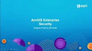 ArcGIS Enterprise Security