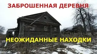 НЕОЖИДАННО МНОГО НАХОДОК. ЗАБРОШЕННАЯ ДЕРЕВНЯ. 2019 год