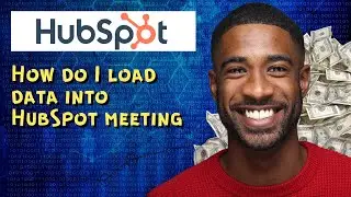 How do I load data into HubSpot meeting