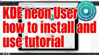 KDE neon User Edition how to install and use tutorial - August 2024 -f683e69c