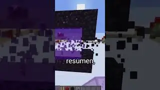 ASI ES UN PETHER NORTAL EN MINECRAFT