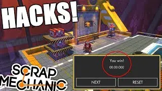 ✨ CHALLENGE CHEATS! 👌 0 SECONDS TIME! 🔥 Scrap Mechanic Challenge mode cheats
