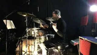 Jazzy, funky,  style drumming