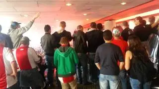 Entrada stadion Ajax-Willem II sfeer