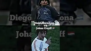 Diego Maradona VS Johan Cruyff | Fútbol Battles #1v1 #soccer #maradona #johancruyff