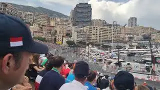 Monaco Grand Prix 2022 Formula 1 Qualifying Grandstand K6 Tribüne K6 very close highspeed