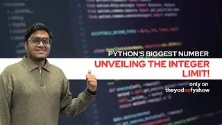 🤯 Python's Biggest Number: Unveiling the Integer Limit! 🤯