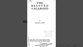 The Beloved Vagabond - William John Locke | Full Audiobook 📚