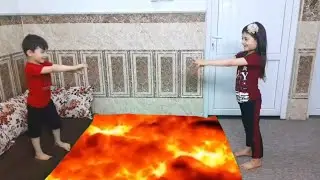 The floor is Lava with LiLi and Abd - بوركان