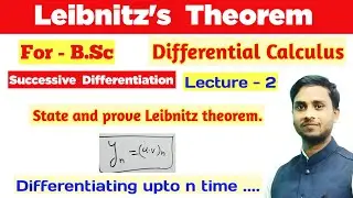 Leibnitz theorem // Differential Calculus // For B.Sc // Successive Differentiation #umcsir