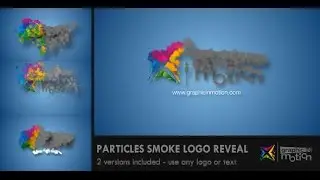 Particles Smoke Logo Reveal /// After Effects Template