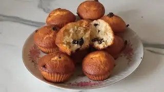 Кексы с изюмом
