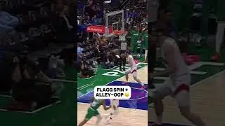 Cooper Flagg Spin And Alley-oop To Dereck Lively II 😎