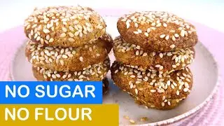 No Sugar No Flour Sesame Cookies Diabetes Recipes Keto LCHF