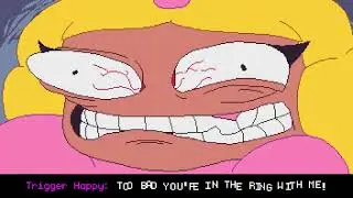 trigger happy, wild dude, and dr brawn cutscene and battle. broken Bruno fight