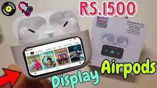 Airpods with Screen | Airpods with Display | touch screen Airpods Unboxing | Earbuds with Display