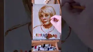 Напишу женский портрет за один присест.