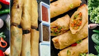 Crispy Spring Rolls Recipe with 2 Fillings | Ramzan Special Snacks | Iftar Snacks by Classy Cuizine