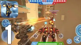 Mech Arena - Gameplay Walkthrough Part 1 - Tutorial (ios,Android)