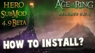 How to install Age of the Ring HeroSubmod 4.9 Beta ? | Step by Step Tutorial | Lotr | Bfme Game