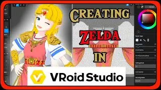 #vroidstudio Creating Zelda | VTuber Artist