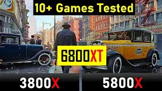 Ryzen 7 3800X vs 5800X +AMD 6800XT in 1080p 1440p