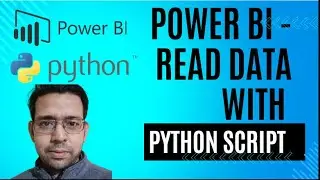 Power BI -  Read Data with Python Script - Use Pandas to Read Data - English Audio