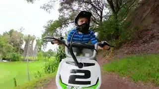 Catch a ride with the Razor SX350 McGrath Bike 24V