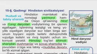 6-sinf.QADIMGI DUNYO TARIXI. 15-Mavzu:Qadimgi Hindiston sivilizatsiyasi.