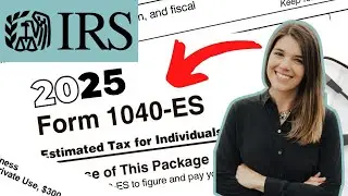 How to calculate estimated taxes - 1040-ES Explained! {Calculator Available}