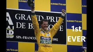 Michael Schumacher's FIRST EVER win | 1992 Belgian GP