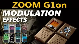 ZOOM G1on All MODULATION Effects G1xon