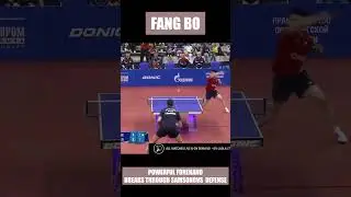 Fang Bo ANNIHILATES Samsonovs Defense! #shorts #tabletennis