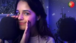 ASMR Ear to Ear CLOSE UP CUPPED Whispering 💖 Portuguese TRIGGER WORDS to listen to SLEEP