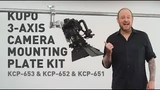 KUPO 3-Axis Camera Mounting Plate Kit ( KCP-653, KCP-652 & KCP-651)
