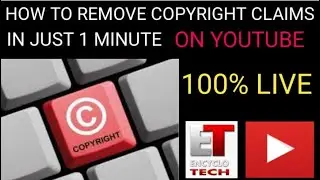REMOVE COPYRIGHT CLAIMS ON YOUTUBE CHANNEL IN JUST ONE MINUTE
