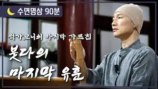 붓다의 마지막 유훈 [석가모니의 마지막 가르침] [🌙수면면상]