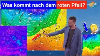 Was kommt nach dem roten Pfeil? Doch noch mal kalt? Wettervorhersage 10.-17.03.24. Schauer/Gewitter