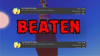 Beating Roblox SMALLEST OBBY!