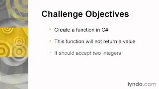Tutorials - C# 03 14 Challenge Add two numbers with a function