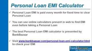 How to Use Personal Loan EMI Calculator?