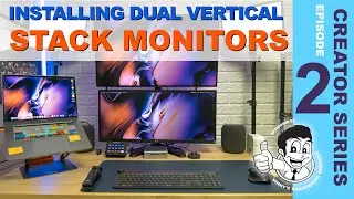 Mounting a BenQ PD 3220U on a Vertical Mount Stand