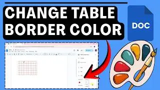 How To Change Border Color Of Table In Google Docs