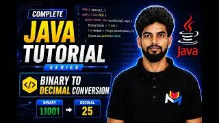Binary To Decimal Conversion In Java Explained Step-by-Step | Master In Looping in Java