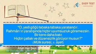 Allah (cc) Her Şeyi Bir Ölçüye Göre Yaratmıştır.