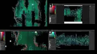 Queens Gardens Timelapse (4split 100x speed)