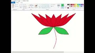 how to create lotus flower in paint