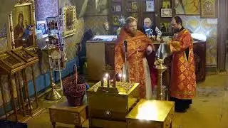 Сщмч. митрополита Серафима Чичагова. Утреня. Литургия. Храм Успения в Путинках.